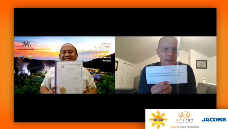 Geothermal energy producer's educational foundation gets a boost from partner.