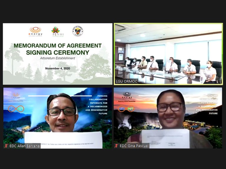 The arboretum will help EDC and Ormoc City in their forest restoration efforts.