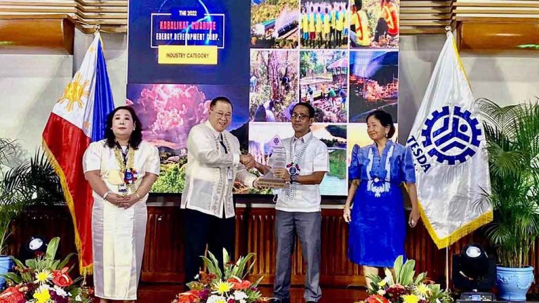 energy development corporation accepts award from tesda
