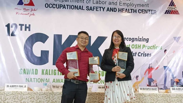 energy development corporation awardees at the GKK Awarding