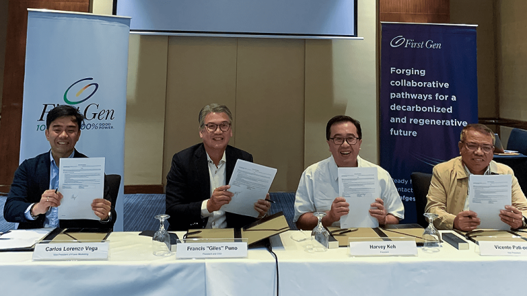 Represenatives of the partnership between Energy Development Corporation and McBride Corporation